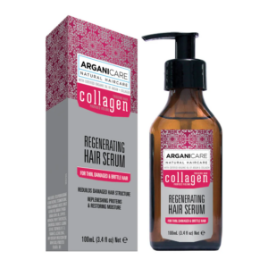 Arganicare, Collagen, Siero per capelli, Repairing & Restoring, 100 ml