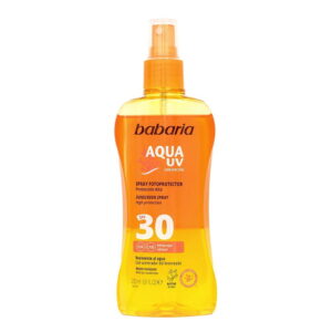 Babaria, Aqua UV, Protezione solare, Spray solare, SPF 30, 200 ml