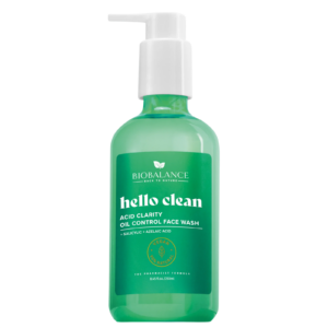 Bio Balance, Hello Clean Brightening, Cleansing, Purifying & Mattifying, Gel detergente, Per il viso, 250 ml